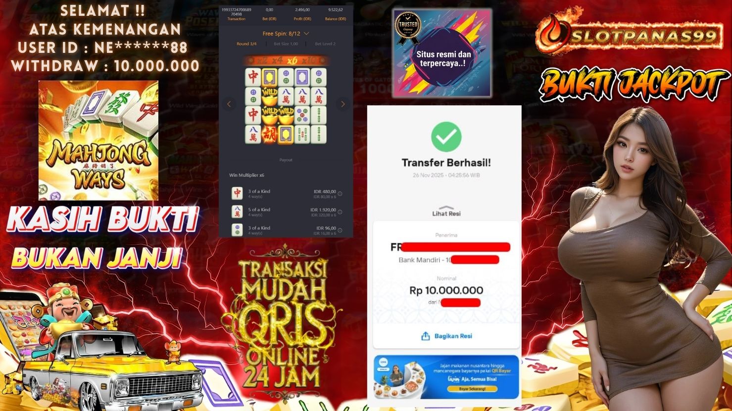 SLOTPANAS99 JACKPOT SLOT MAHJONG WAYS